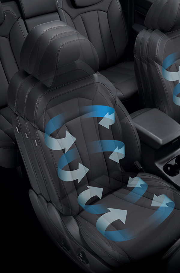 8-way power-adjustable front seats