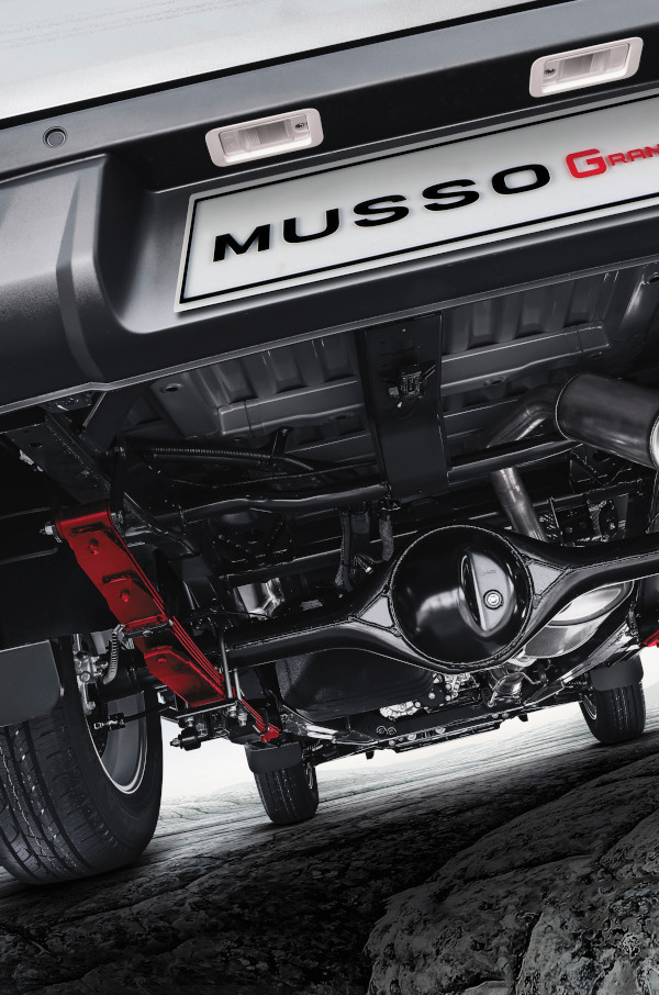 Leaf spring rear suspension