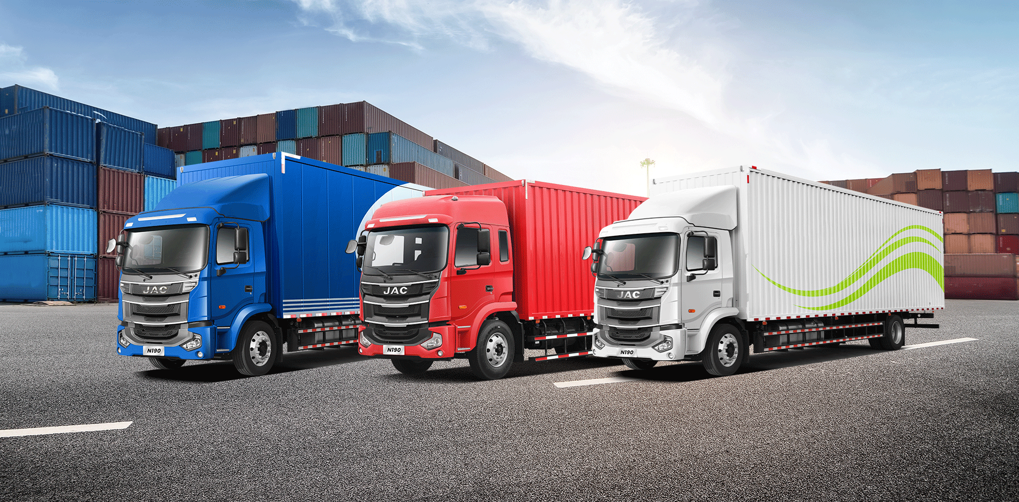 JAC N190 Three Trucks